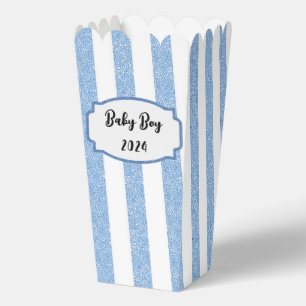Baby Boy Popcorn Box Favour Box
