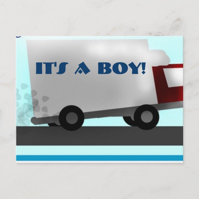 Baby Boy Postcard (Front)