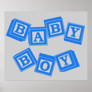 Baby boy poster