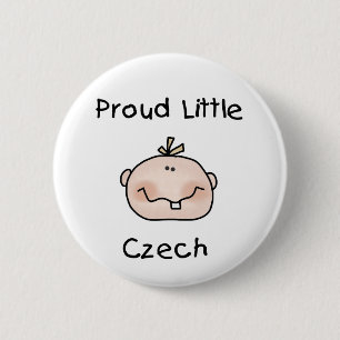 Baby Boy Proud Czech 2 Inch Round Button
