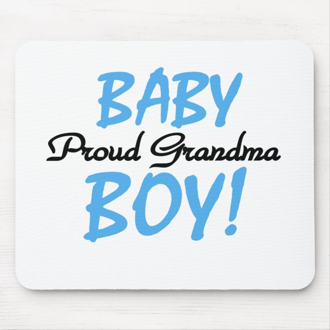Baby Boy Proud Grandma Mouse Pad (Front)