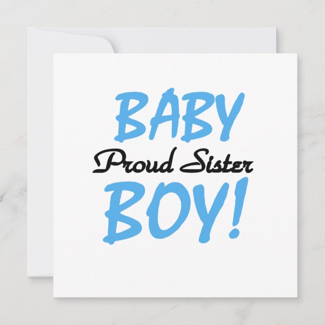Baby Boy Proud Sister Gifts (Front)
