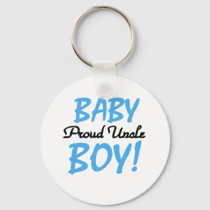 Baby Boy Proud Uncle Keychain