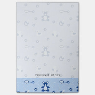 Baby-boy Quilt Pattern Post-it Notes