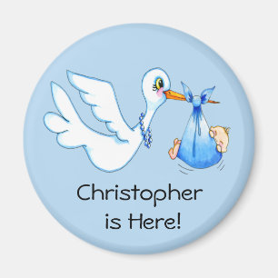 Baby Boy Shower Favours Magnet