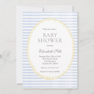 Baby Boy Shower Invitation