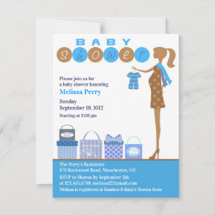 Baby Boy Shower Invitation