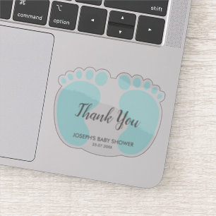 Baby Boy shower party favour thank you