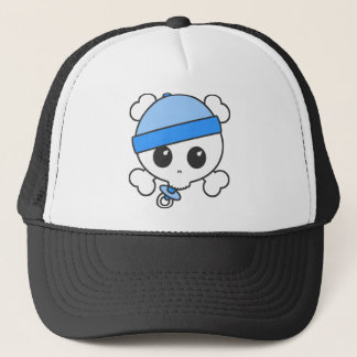 Baby Boy Skully Trucker Hat