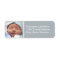 Baby Boy Slate Grey Photo Return Address
