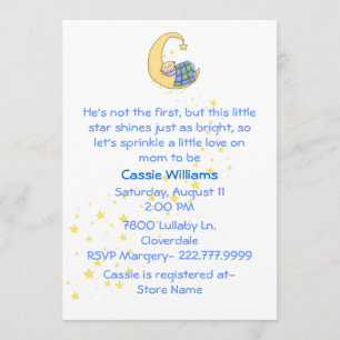 Baby Boy Sprinkle Shower Invitation