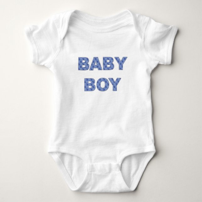 Baby boy storks bodysuit (Front)