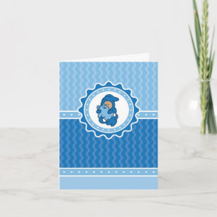Baby Boy Thank You Card