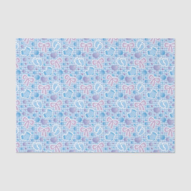 Baby Boy  Tissue Paper (Front)