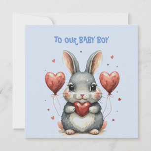 Baby Boy Valentine  Card