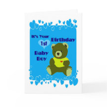Baby Boys 1st Birthday