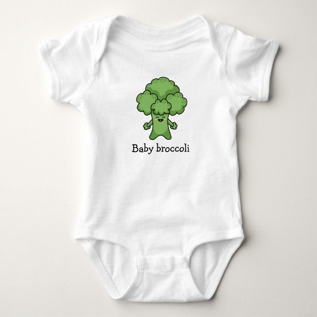 Baby Broccoli Baby Bodysuit (Front)