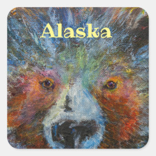 Baby Bruin _ALASKA Square Sticker