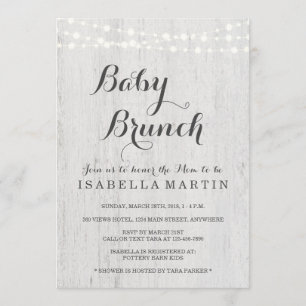 Baby Brunch Invitation