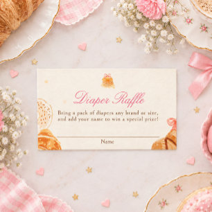 Baby Brunch Pancakes Pink Bow Girl Books For Baby Enclosure Card