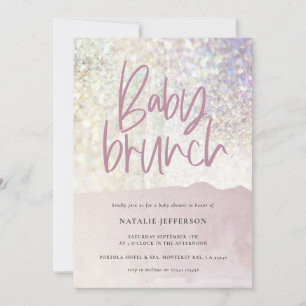 Baby brunch shower Glitter sparkle classy party
