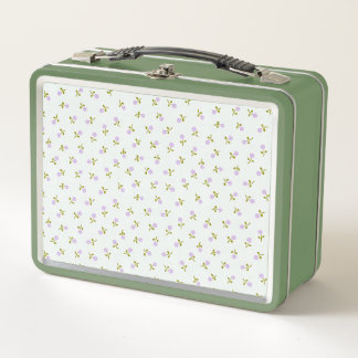 Baby bud metal lunch box
