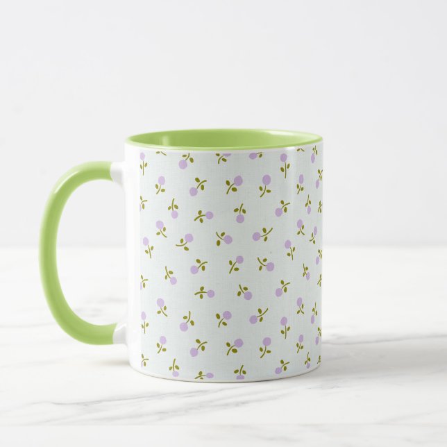 Baby buds mug with colorful handle  (Left)