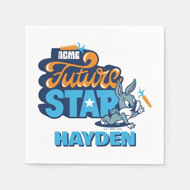 Baby BUGS BUNNY™ - Future Star Napkin (Front)
