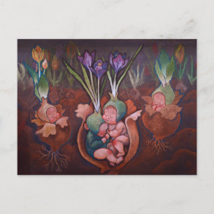 Baby Bulbs Spring Postcard