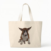 Baby Bull Terrier Tote Bag