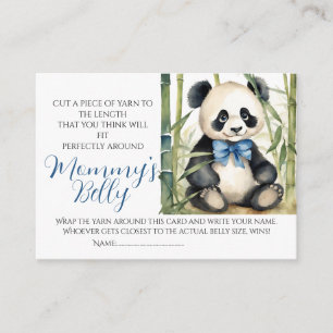 Baby Bump Game Guess Mom's Belly Size Panda Enclosure Card