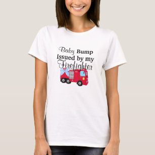 Baby Bump Issued By My Firefighter Maternity Shirt
