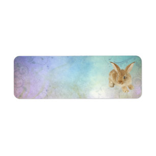 BABY BUNNY ADDRESS LABELS