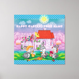 Baby Bunny little  Canvas Print