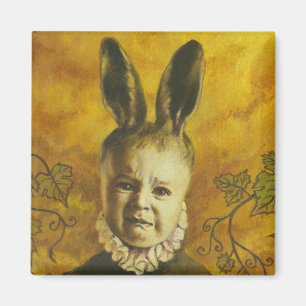 Baby Bunny Mutant Design Magnet