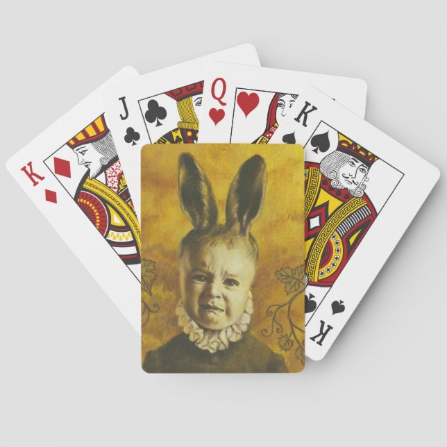 Baby Bunny Mutant Playing Cards (Back)