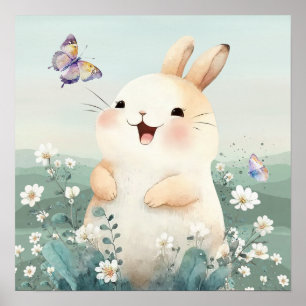 Baby bunny  poster