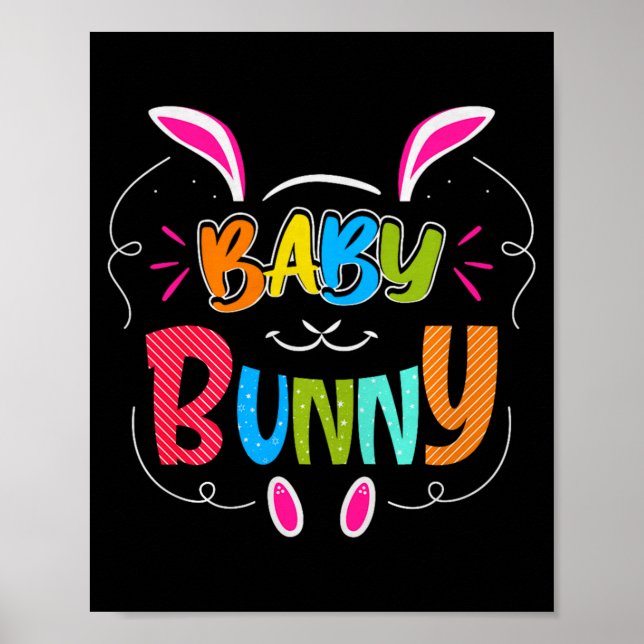 Baby Bunny Premium Tri-blend  Poster (Front)
