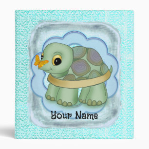 Baby Butterfly Turtle binder