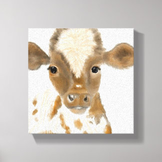Baby Calf Canvas Print