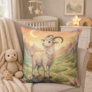 Baby Cancer Zodiac Nursery Kids Throw Pillow