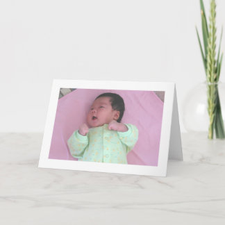 baby card