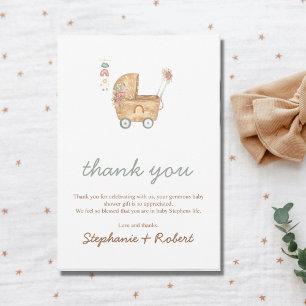  Baby Carriage Baby Shower Thank You