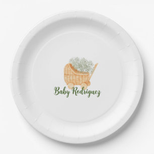 Baby Carriage Paper Plate