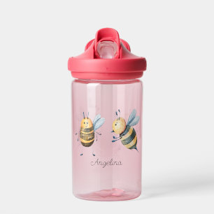 Baby Cartoon Bees Personalized  Water Bottle