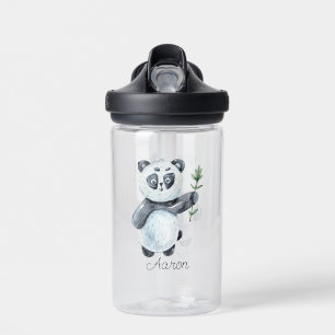 Baby Cartoon Panda Bear Personalized Water Bottle