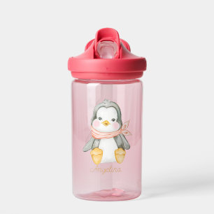 Baby Cartoon Penguin Personalized Water Bottle