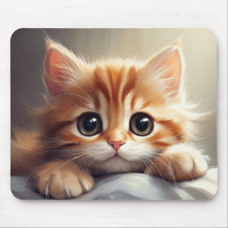 baby cat mouse pad