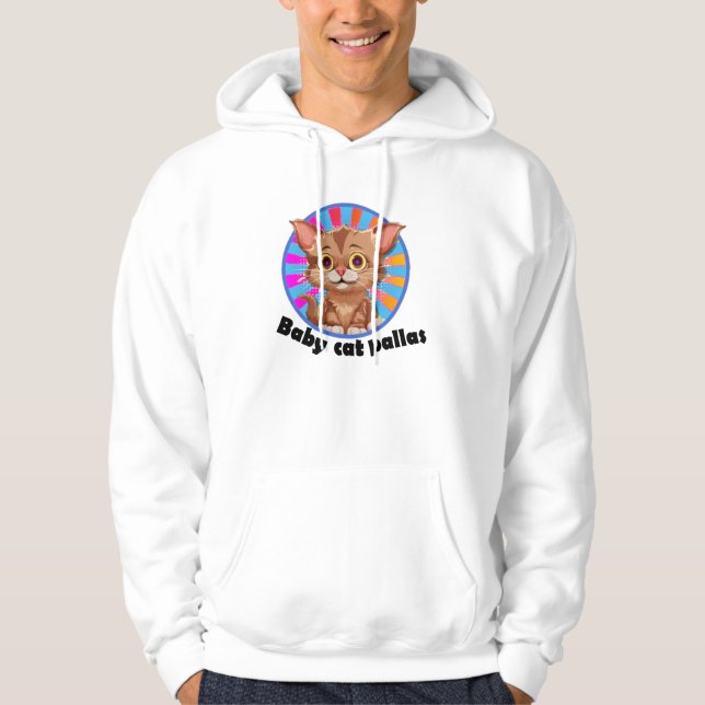 baby cat pallais hoodie (Front)