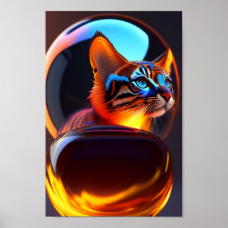 Baby Cat Poster